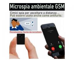 Microspia ascolto ambientale tramite rete GSM